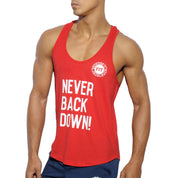 ES Collection Never Back Down Tank Top Red TS169