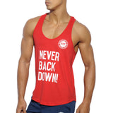 ES Collection Never Back Down Tank Top Red TS169