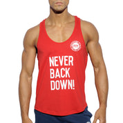 ES Collection Never Back Down Tank Top Red TS169