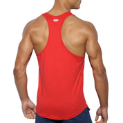 ES Collection Never Back Down Tank Top Red TS171