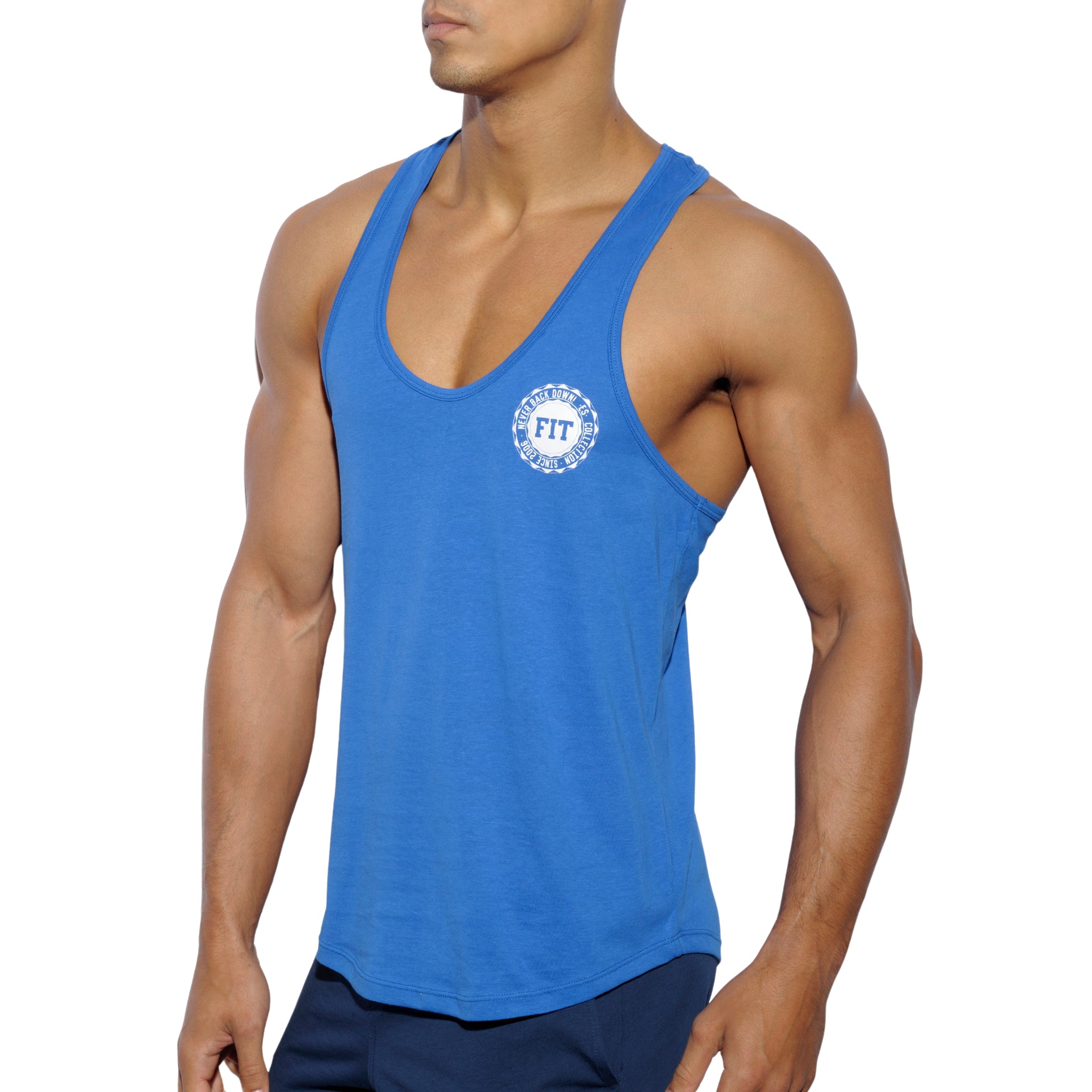 ES Collection Never Back Down Tank Top Royal Blue TS171