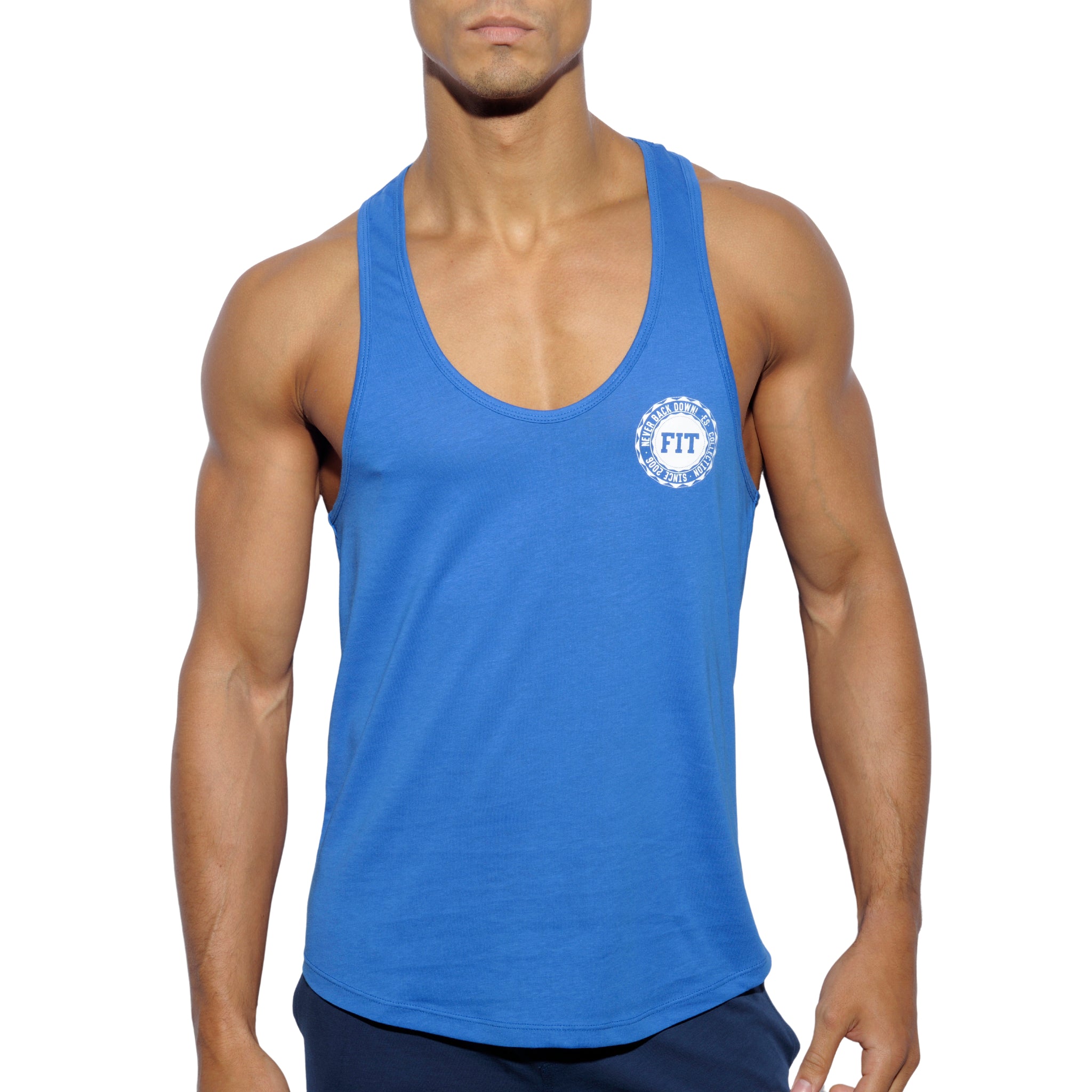 ES Collection Never Back Down Tank Top Royal Blue TS171