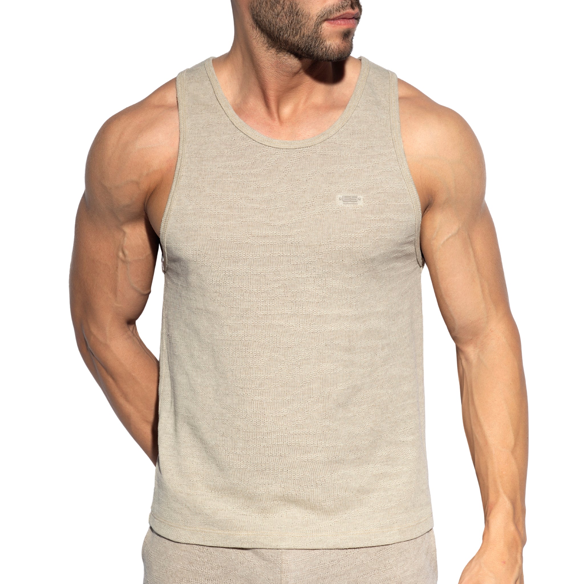 ES Collection Eco Breeze Tank Top Beige TS314