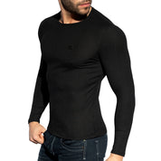 ES Collection Recycled Rib Long Sleeves T-Shirt Black TS325