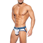 ES Collection Open Mesh Jock White UN376