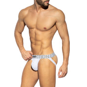 ES Collection Recycled Rib Jock White UN494