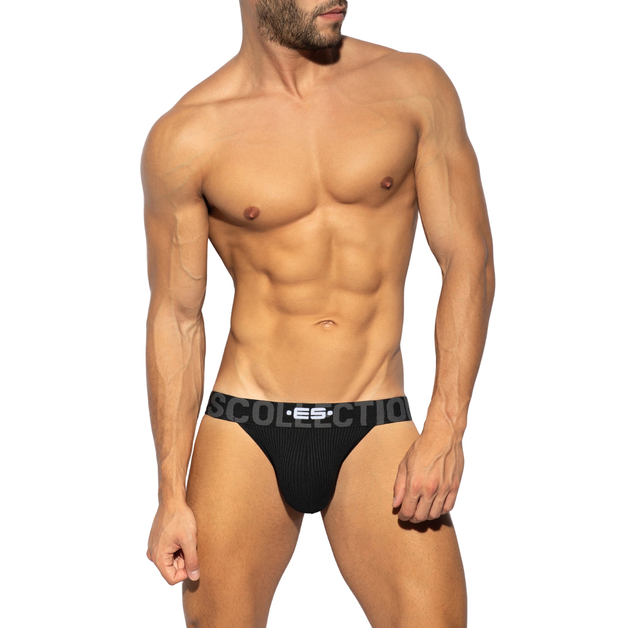 ES Collection Recycled Rib Jock Black UN494