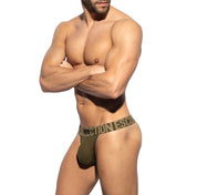 ES Collection Recycled Rib Band Thong Khaki UN557