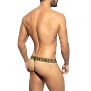 ES Collection Recycled Rib Band Thong Khaki UN557