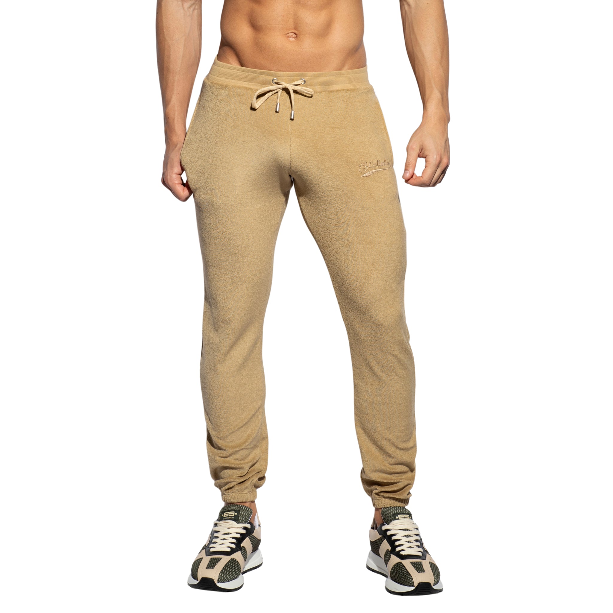 ES Collection Terrycloth Long Pants Beige SP319