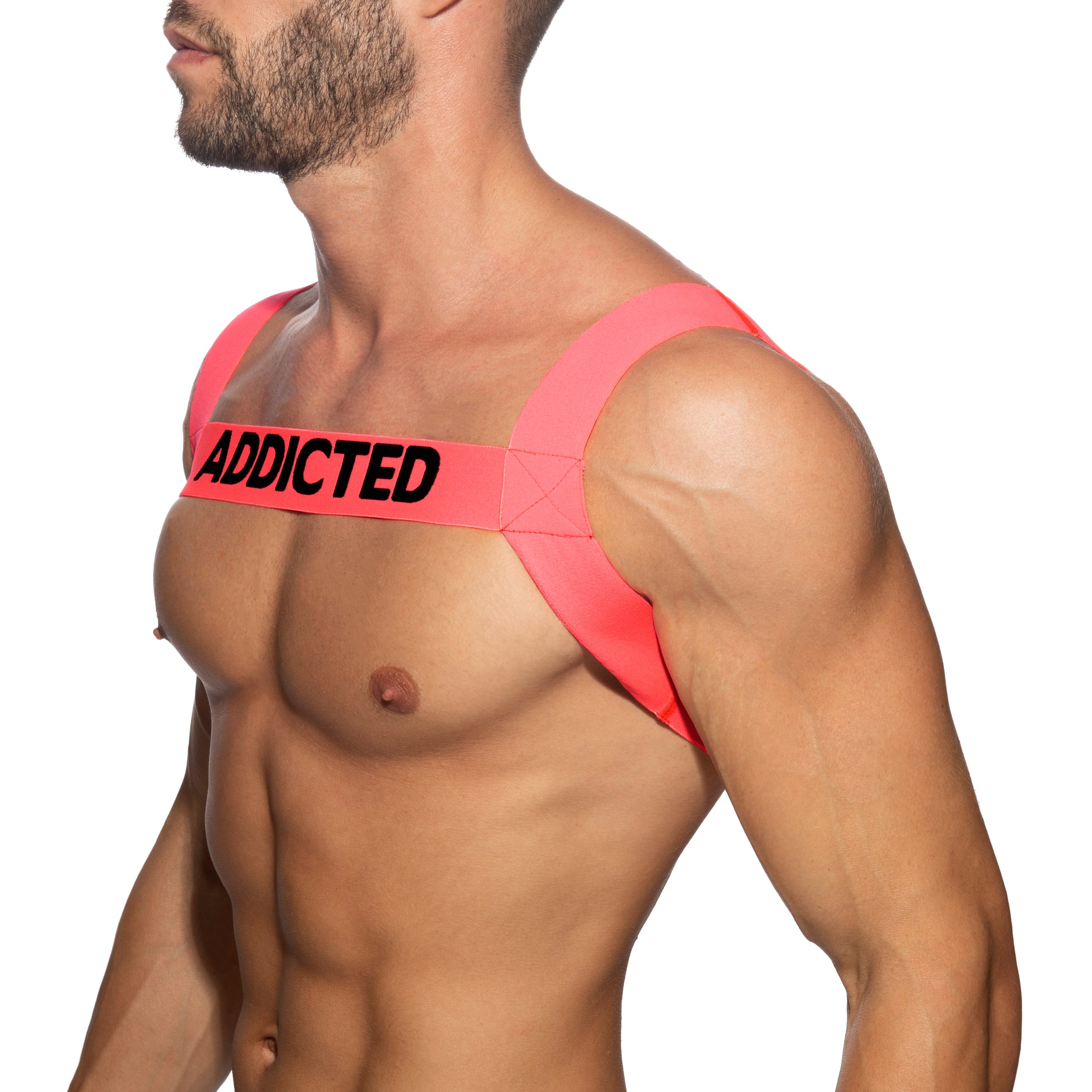 Addicted Neon Harness Neon Pink AD1127