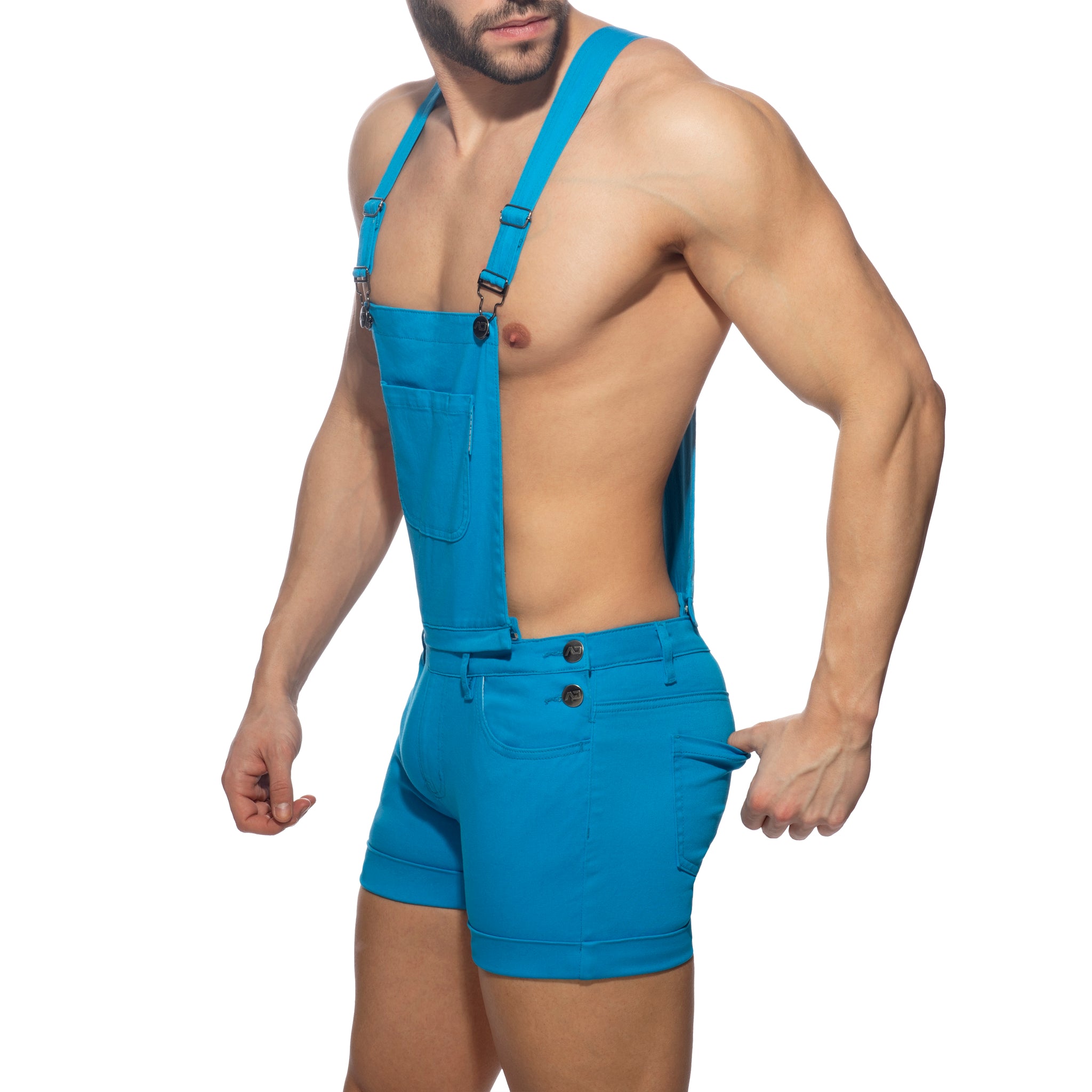 Addicted Removable Overalls Zipped Surf Blue AD1160