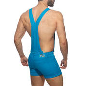 Addicted Removable Overalls Zipped Surf Blue AD1160