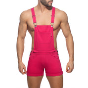 Addicted Removable Overalls Zipped Fuchsia AD1160