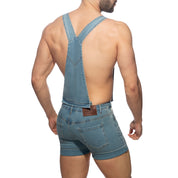 Addicted Removable Overalls Jeans Blue Jeans AD1162