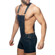 Addicted Removable Overalls Jeans Dark Jeans AD1162