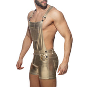 Addicted Gold & Silver Overalls Gold AD1171