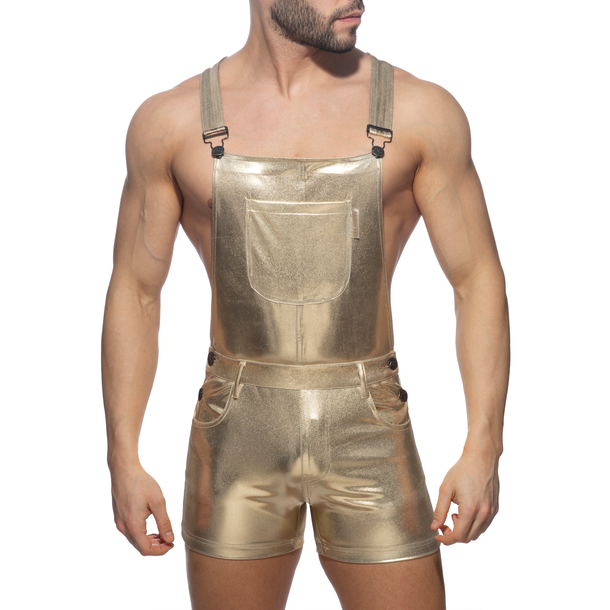 Addicted Gold & Silver Overalls Gold AD1171