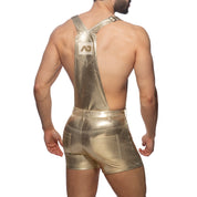 Addicted Gold & Silver Overalls Gold AD1171