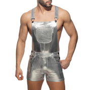 Addicted Gold & Silver Overalls Silver AD1171