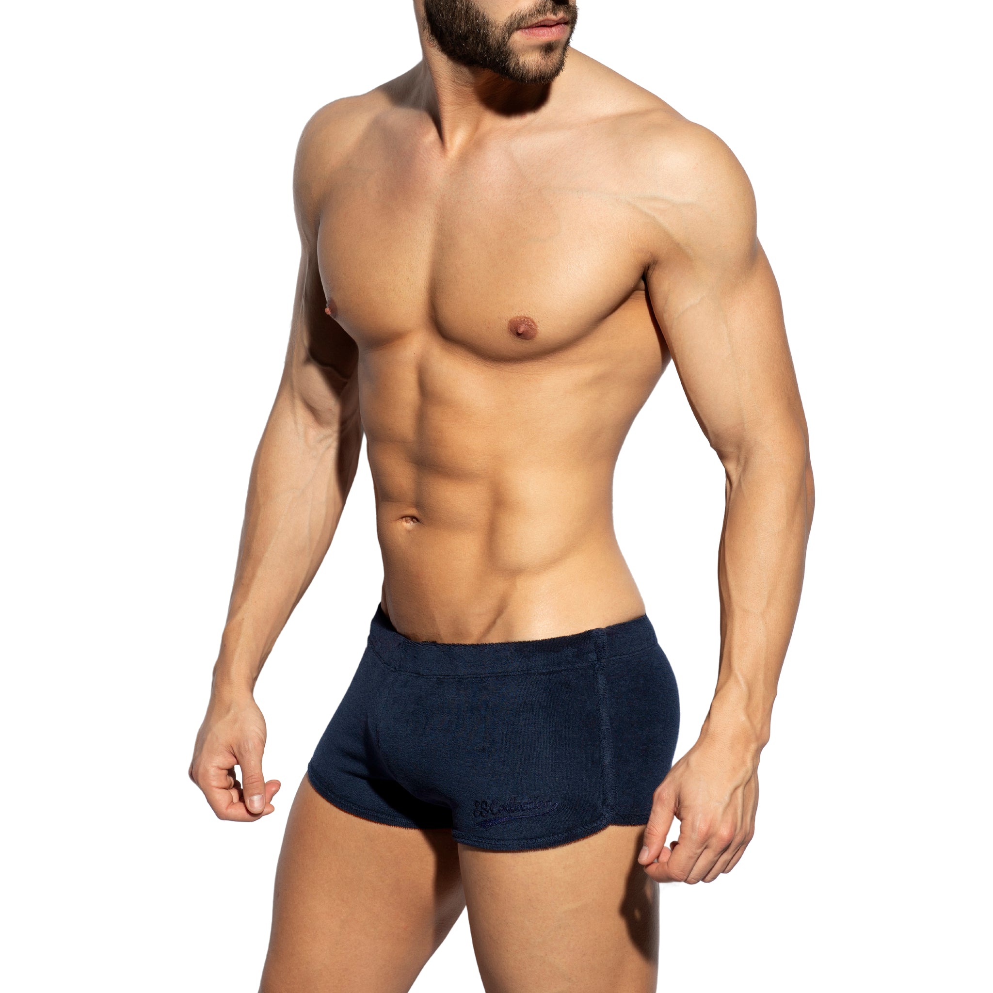 ES Collection Terrycloth Short Shorts Navy SP325