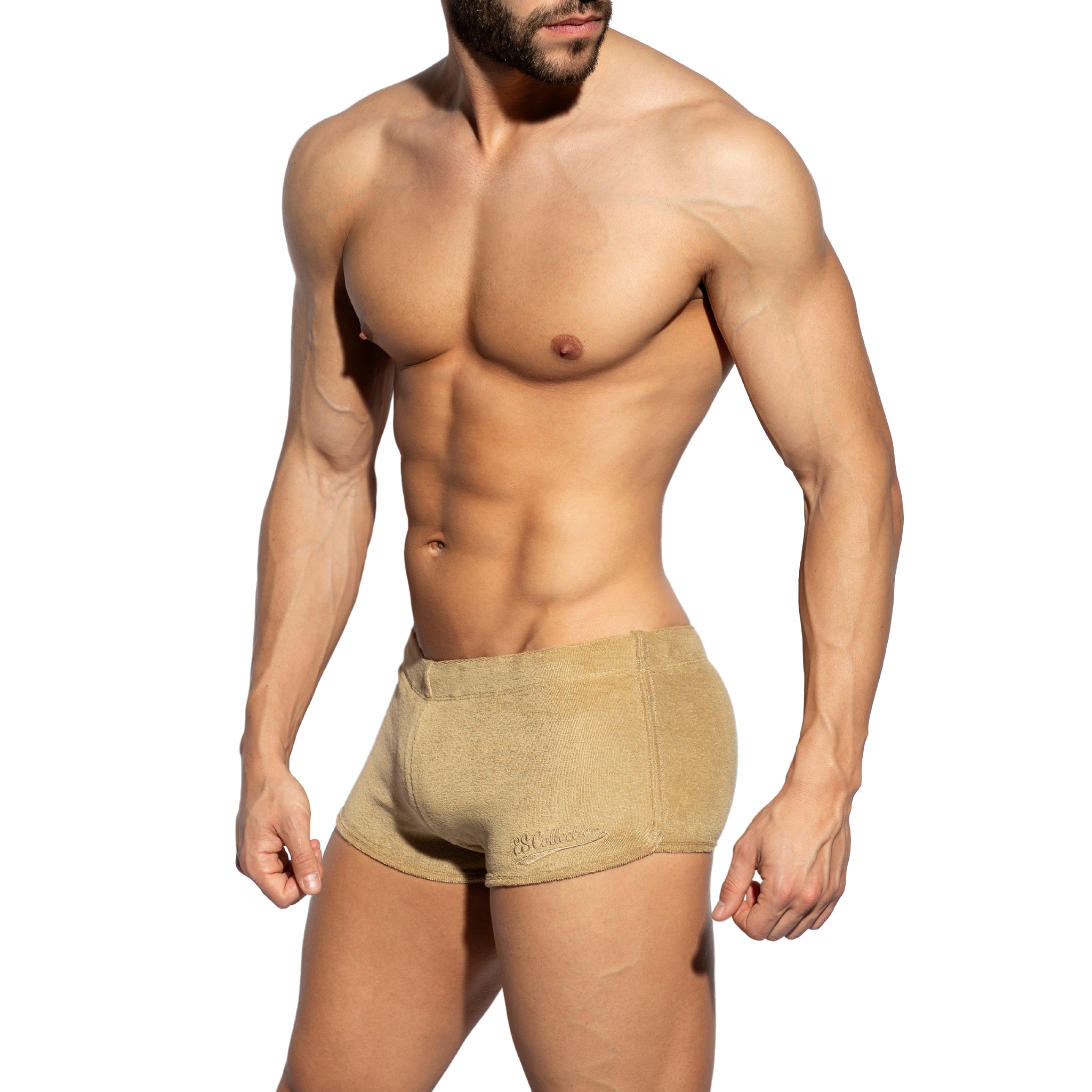 ES Collection Terrycloth Short Shorts Beige SP325