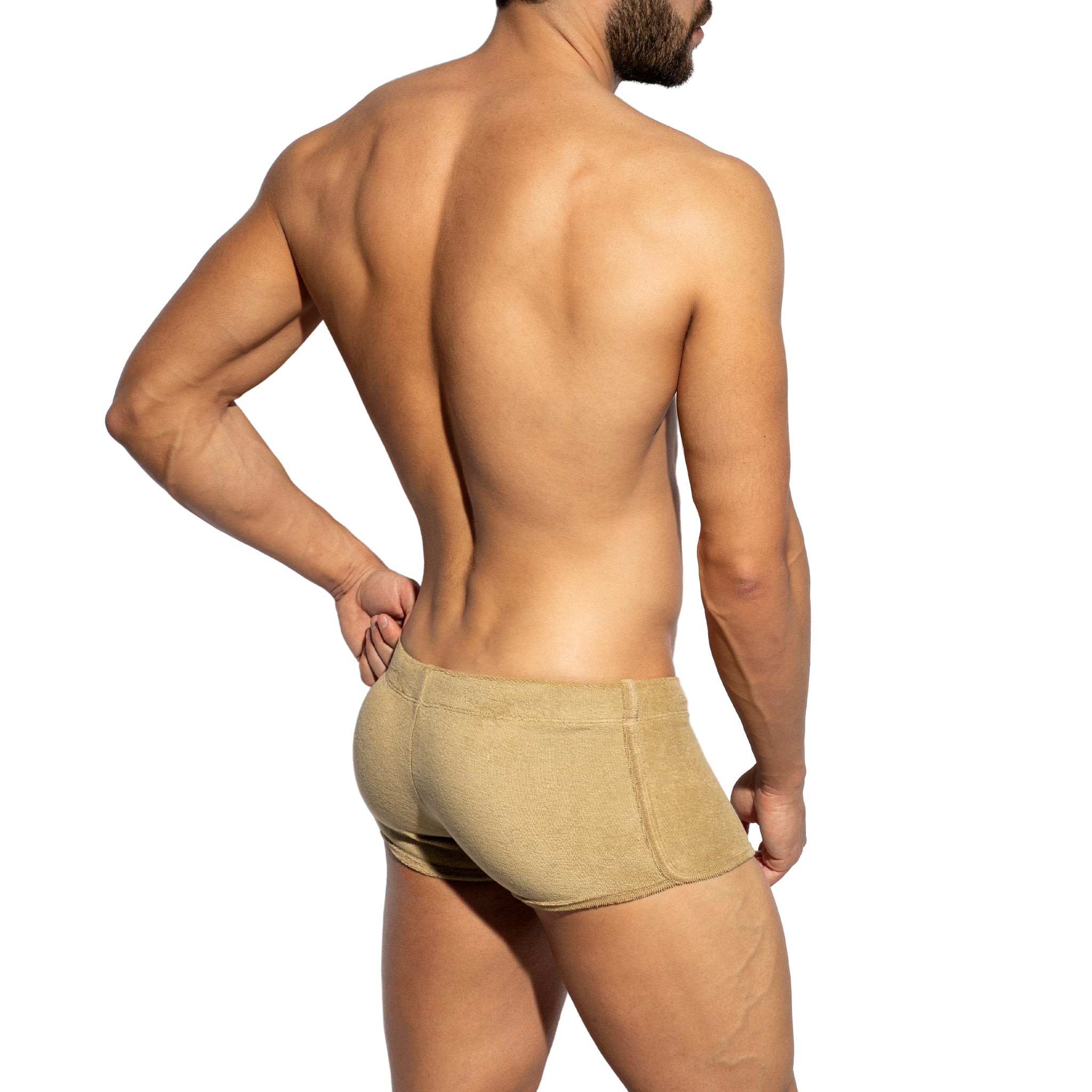 ES Collection Terrycloth Short Shorts Beige SP325