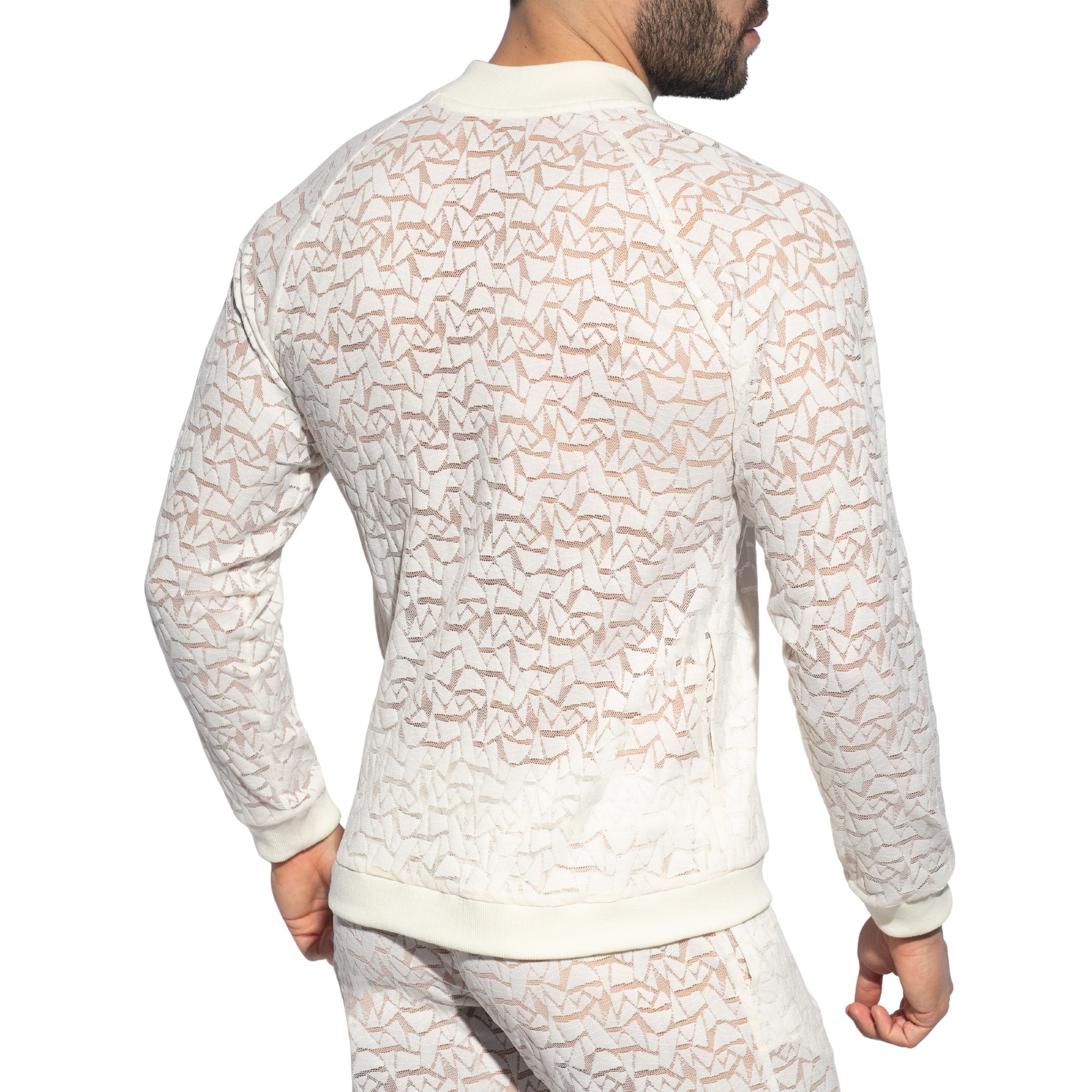 ES Collection Spider Sports Jacket Ivory SP308