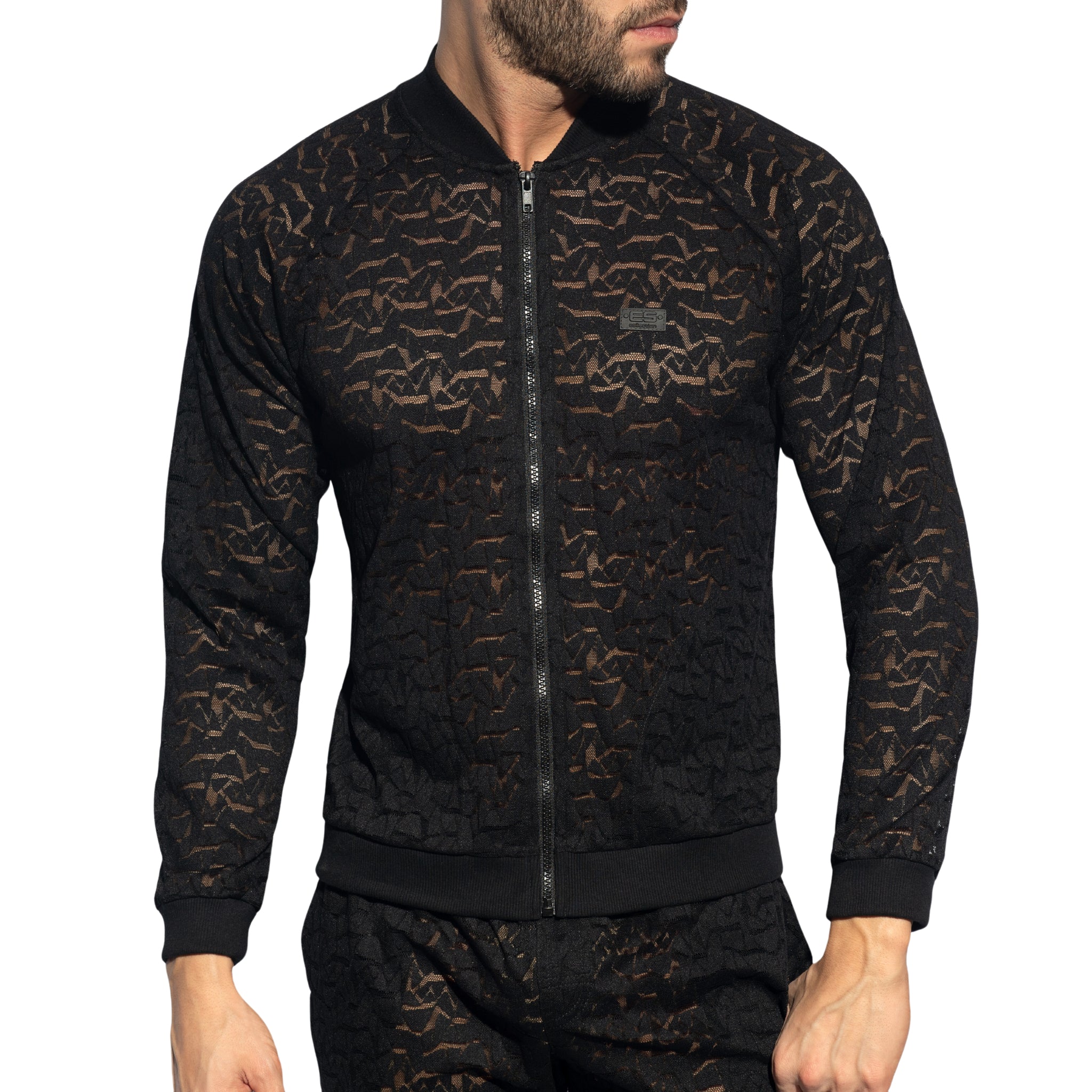 ES Collection Spider Sports Jacket Black SP308