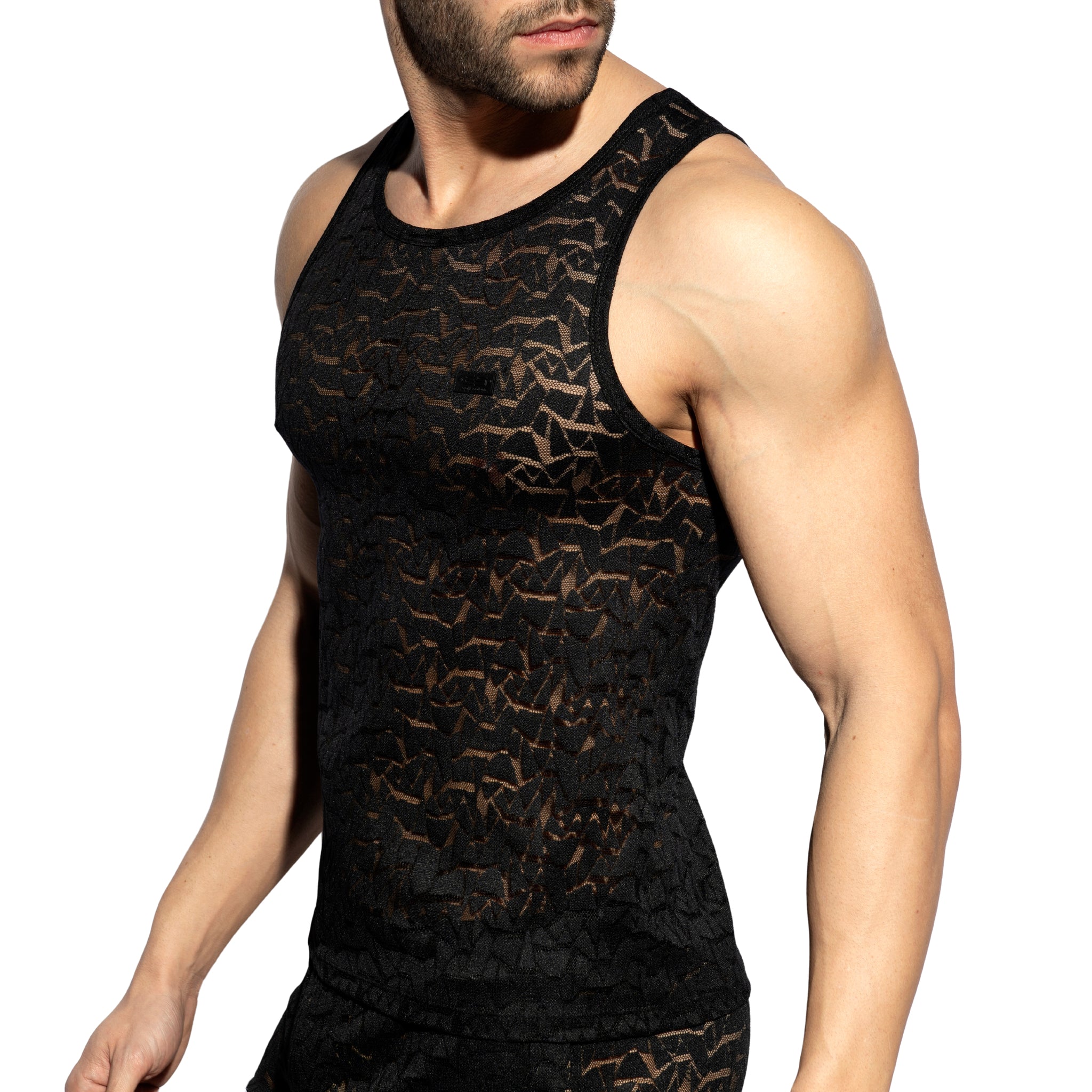 ES Collection Spider Tank Top Black TS329