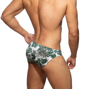 Addicted Tropicana Swim Bikini Brief Khaki ADS338