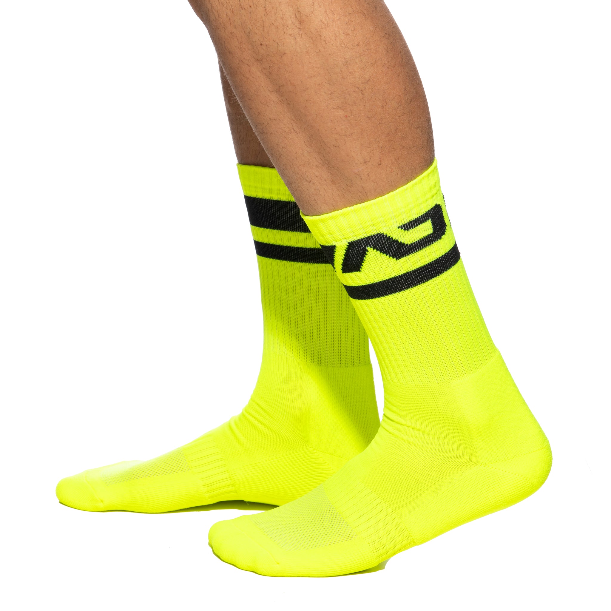 Addicted AD Neon Socks Neon Yellow AD1217