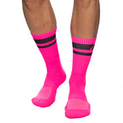 Addicted AD Neon Socks Neon Pink AD1217