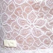 Addicted Flowery Lace Skirt White AD1254