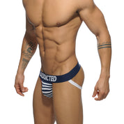 Addicted Sailor Stripes Jock Red AD512