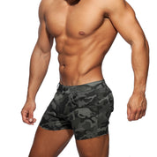 Addicted Camo Short Jeans Grey Camouflage AD829