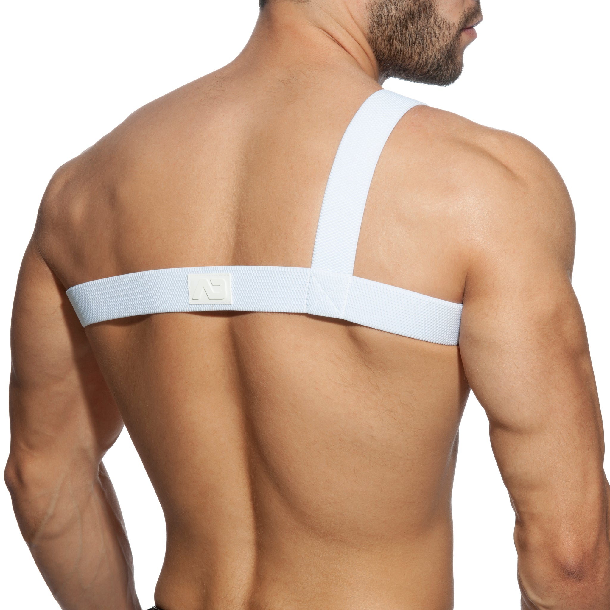 Addicted Gladiator Clipped Harness White AD862