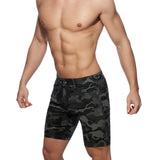 Addicted Camo Bermuda Jeans Grey Camouflage AD913