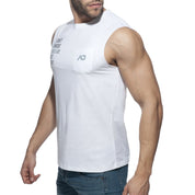 Addicted Proud 2 Be Gay Tanktop White AD959