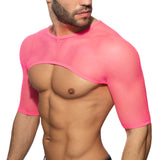 Addicted Shoulder Top Neon Pink ADP04