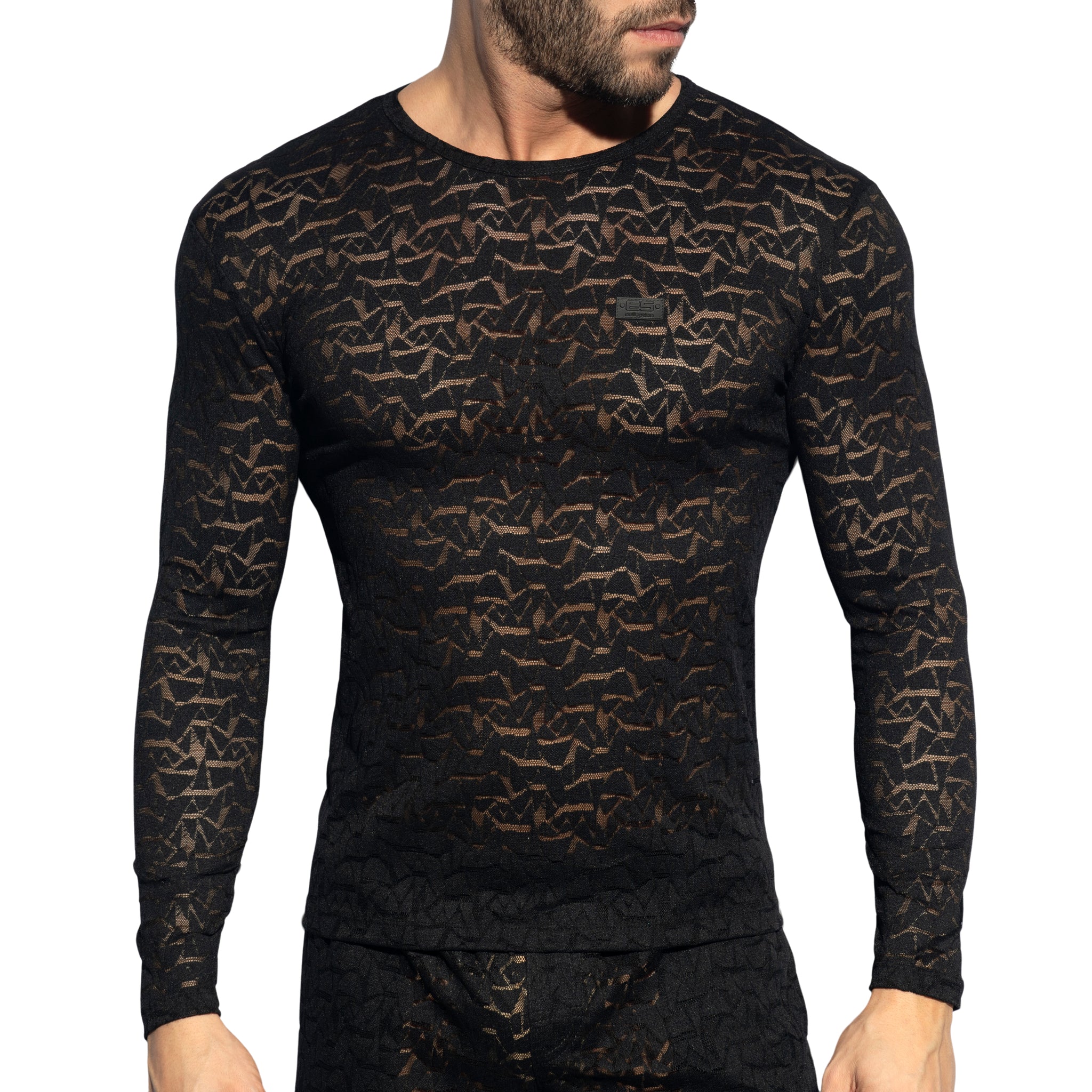 ES Collection Spider Long Sleeves T-Shirt Black TS322