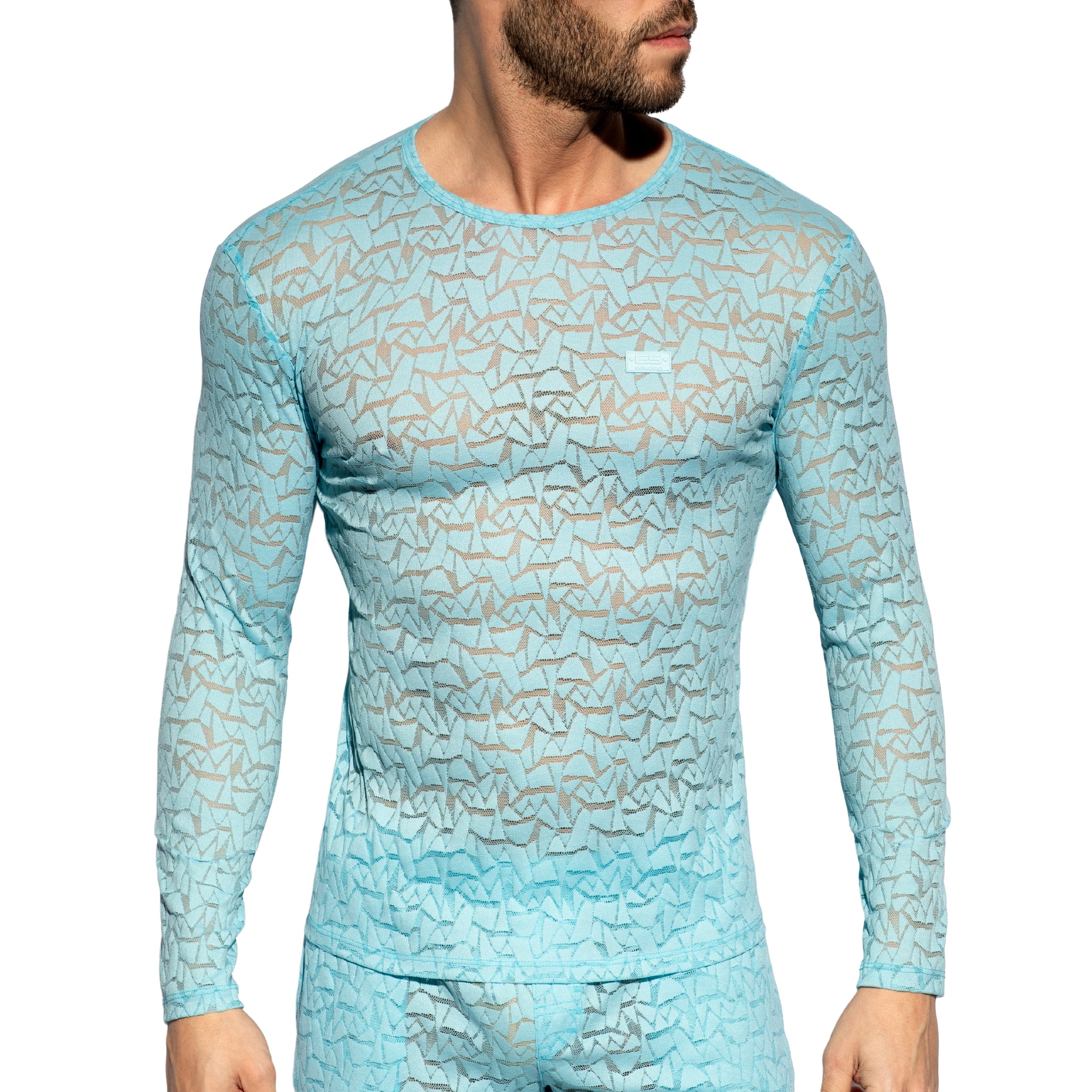 ES Collection Spider Long Sleeves T-Shirt Sky Blue TS322