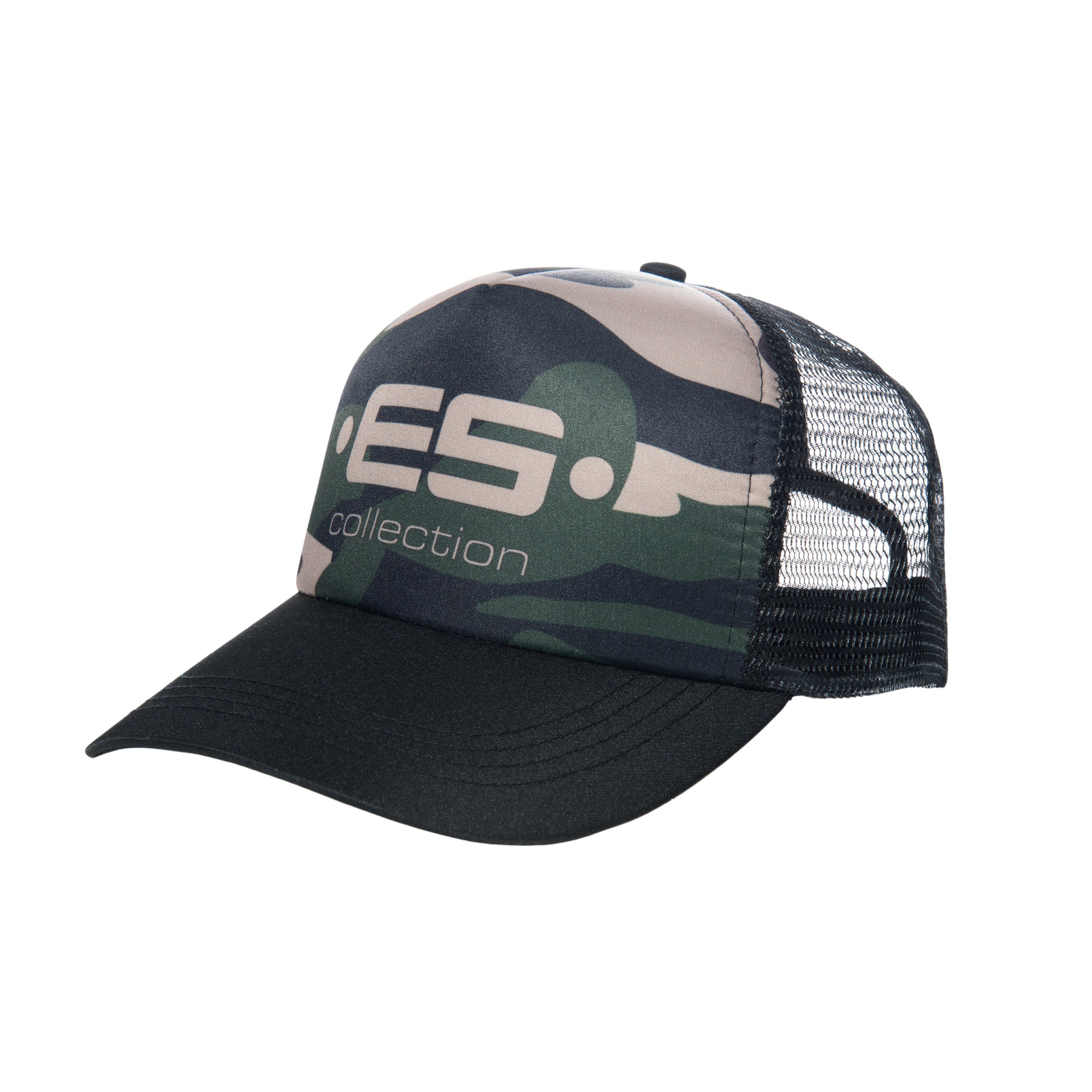 ES Collection Print Logo Baseball Cap Camouflage CAP003