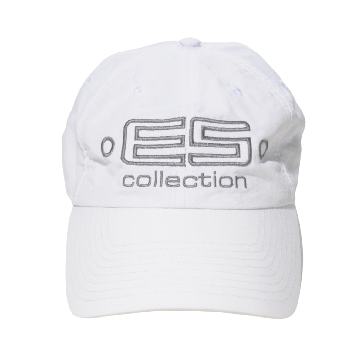 ES Collection Embroidered Baseball Cap White CAP002