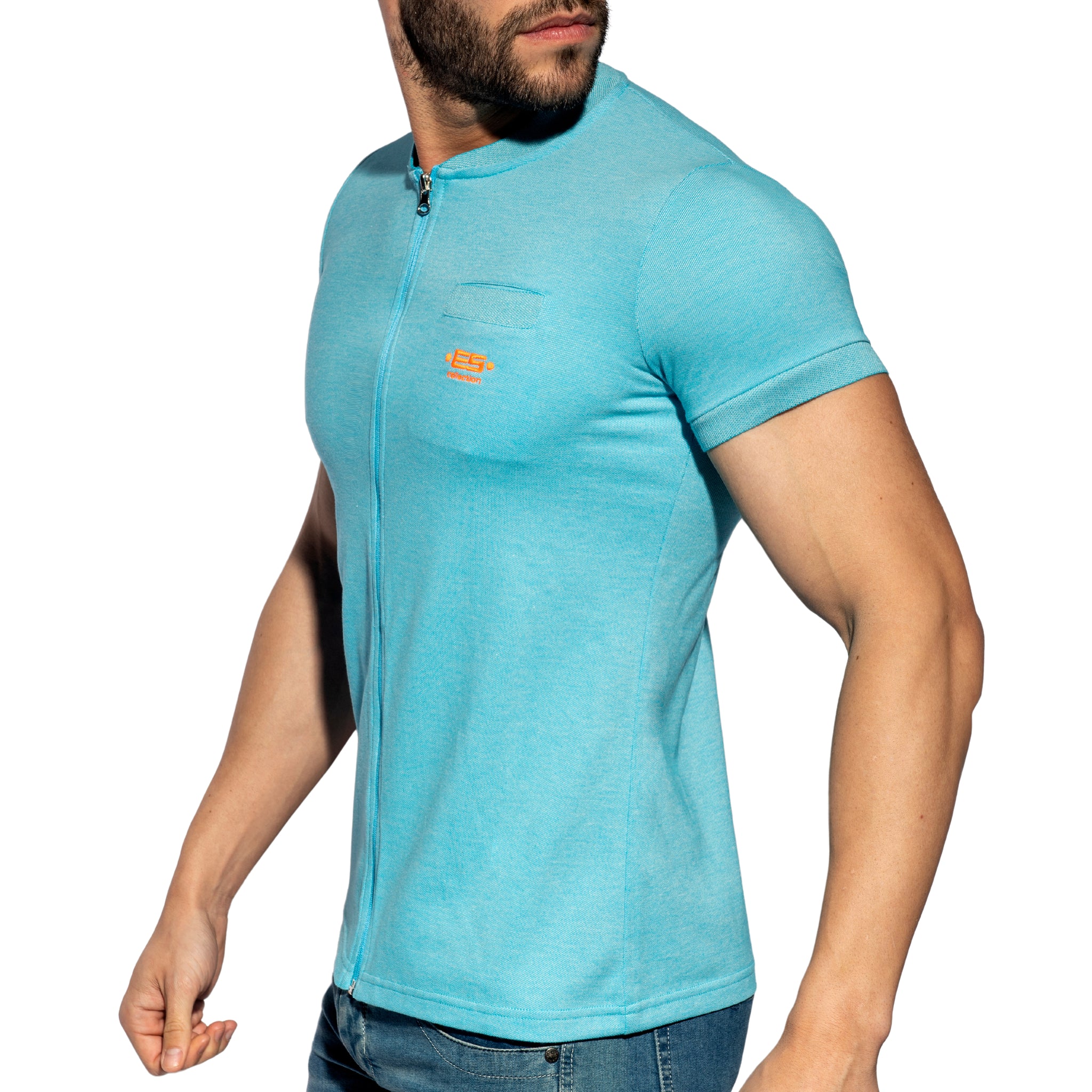 ES Collection Mother Earth Polo Shirt Turquoise POLO35