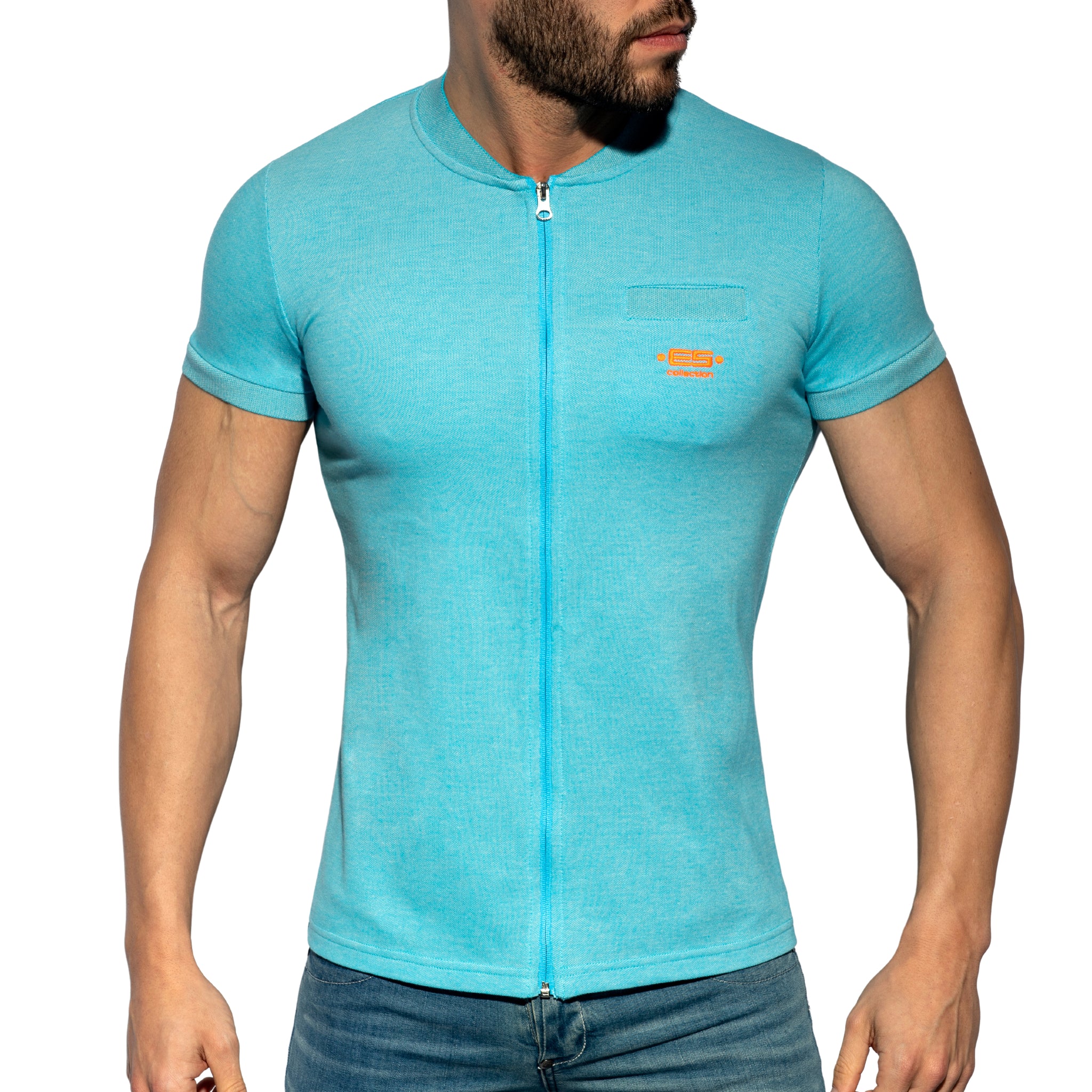 ES Collection Mother Earth Polo Shirt Turquoise POLO35