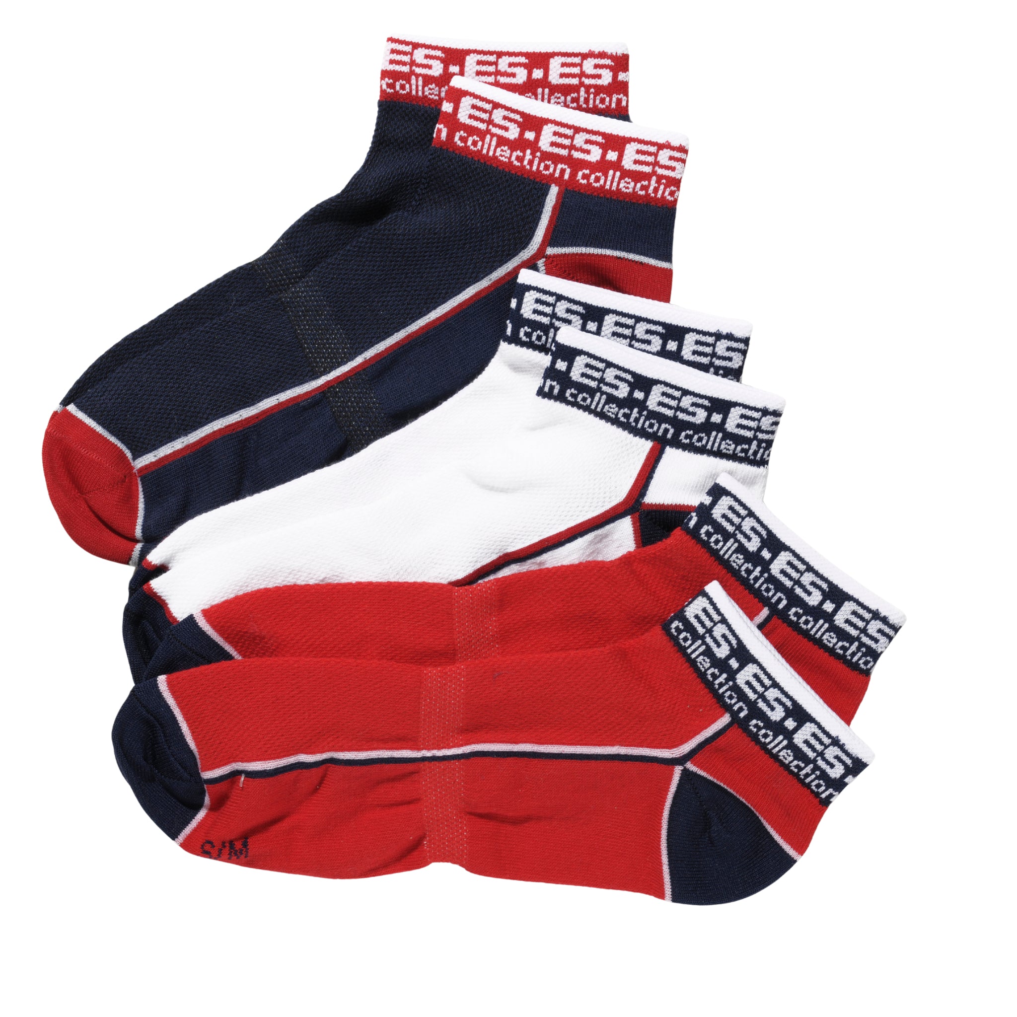 ES Collection Pack 3 Ankle Socks Multi SCK02P