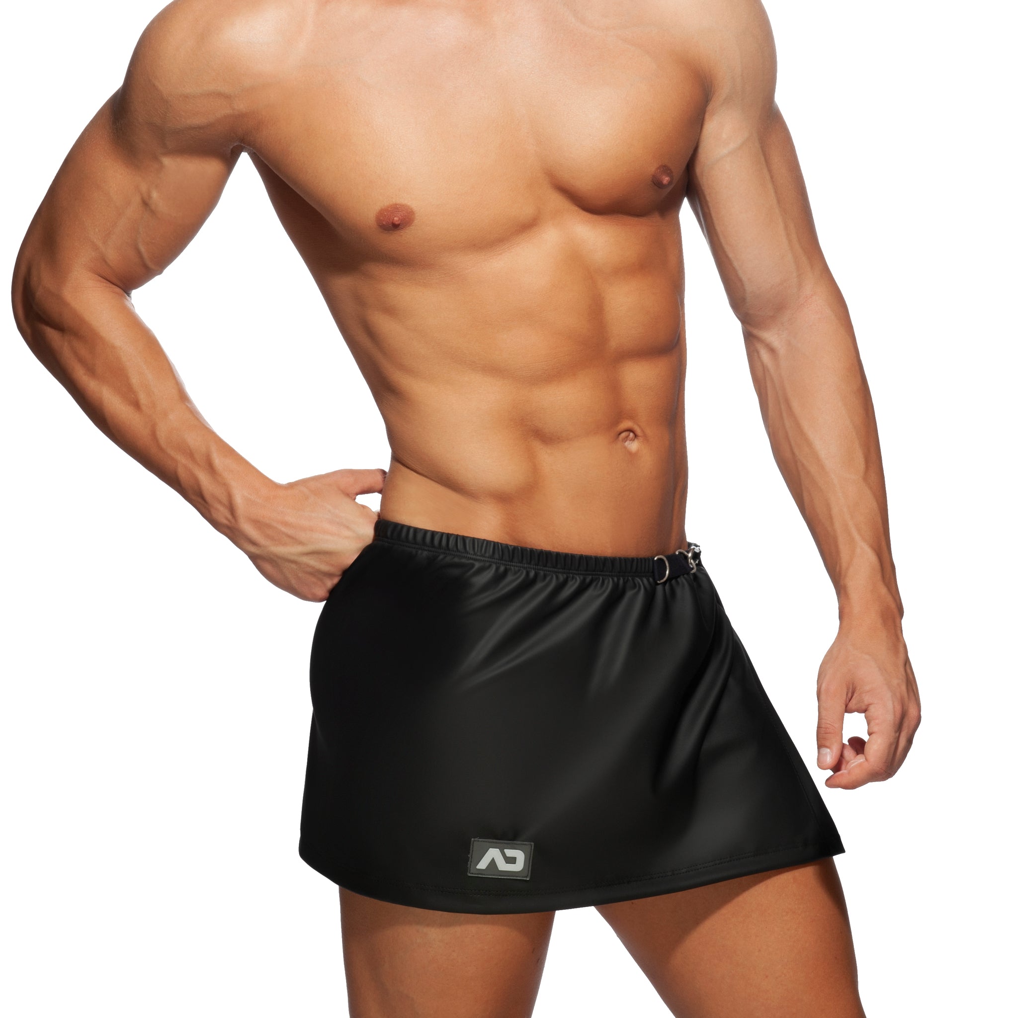 Addicted Rub Skirt Black AD962