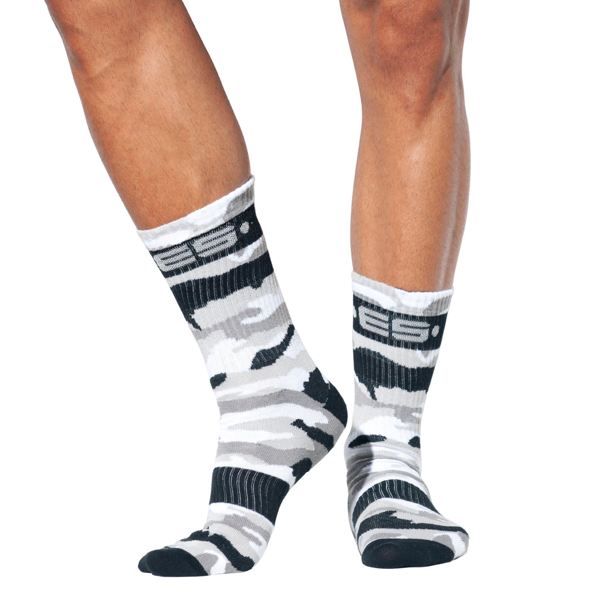 ES Collection Camo Socks Grey Camouflage SCK08