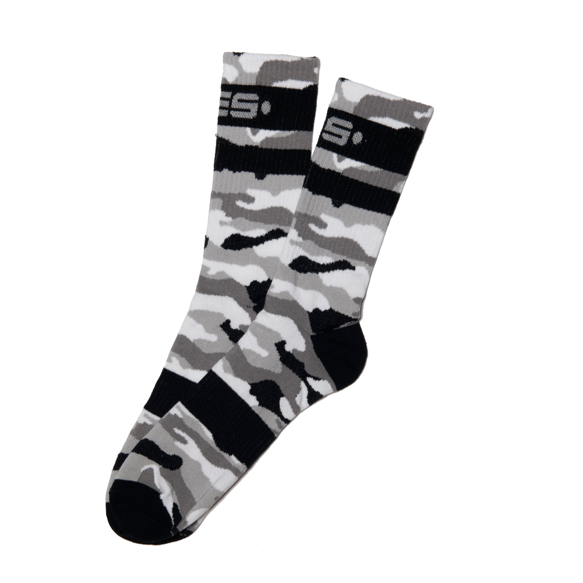 ES Collection Camo Socks Grey Camouflage SCK08